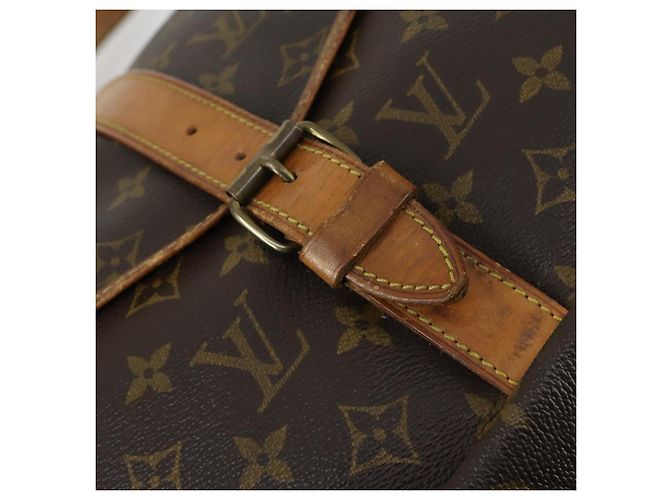 LOUIS VUITTON Borsa a Spalla Monogram Saumur 35 M42254 LV Auth 156195 Monogramma - vista 20