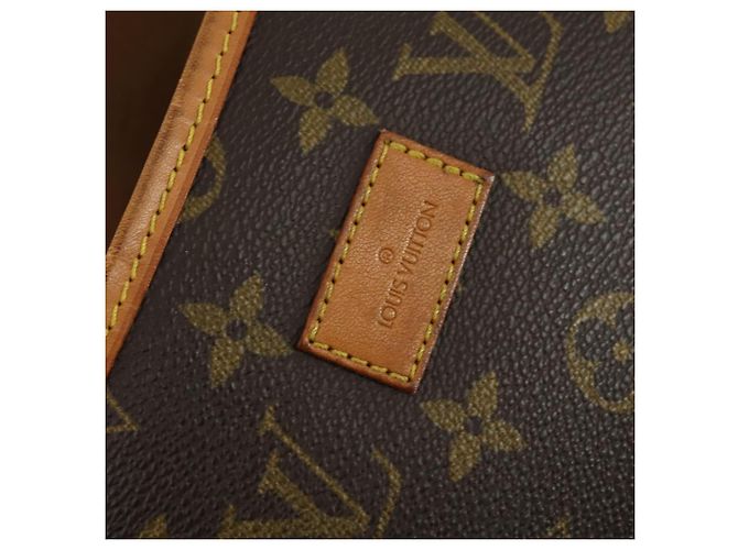 LOUIS VUITTON Borsa a Spalla Monogram Saumur 35 M42254 LV Auth 156195 Monogramma - vista 21