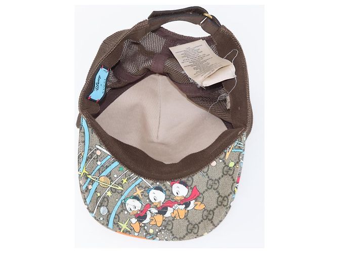 GUCCI GG Supreme GUCCIxDisney Cap PVC Beige 648843 Auth 157413M - Ansicht 10
