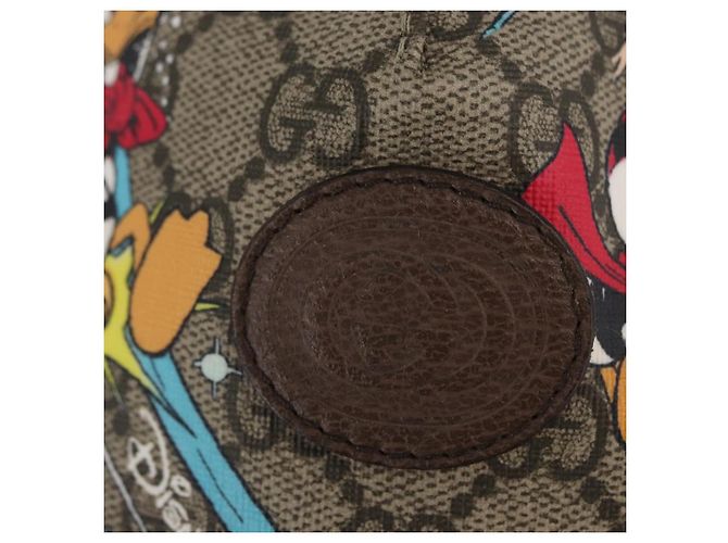 GUCCI GG Supreme GUCCIxDisney Cap PVC Beige 648843 Auth 157413M - Ansicht 14