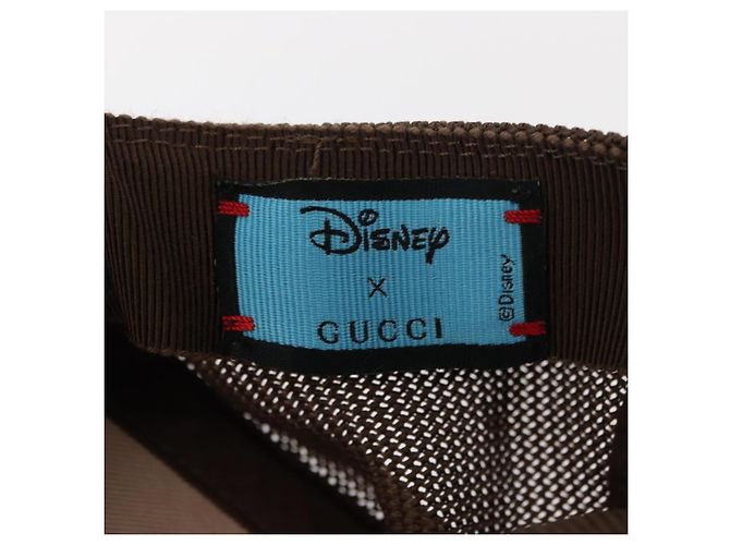 GUCCI GG Supreme GUCCIxDisney Cap PVC Beige 648843 Auth 157413M - Ansicht 22