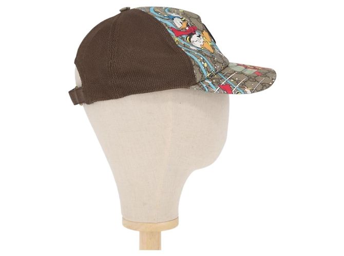 GUCCI GG Supreme GUCCIxDisney Cap PVC Beige 648843 Auth 157413M - Ansicht 4