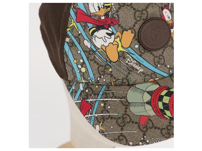 GUCCI GG Supreme GUCCIxDisney Cap PVC Beige 648843 Auth 157413M - Ansicht 5