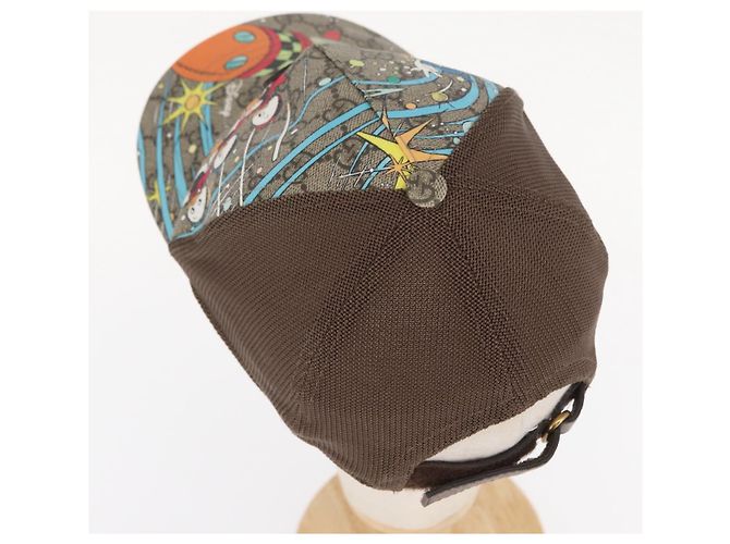 GUCCI GG Supreme GUCCIxDisney Cap PVC Beige 648843 Auth 157413M - Ansicht 9