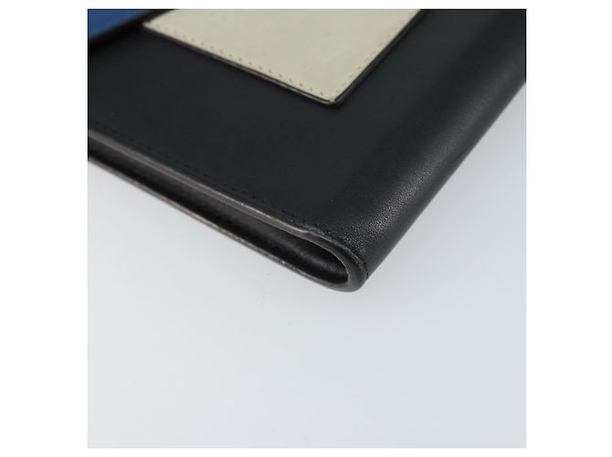 Céline CELINE Chain Shoulder Wallet Bag Leather Multicolor Gold Auth BA8968 Multiple colors Golden - view 15
