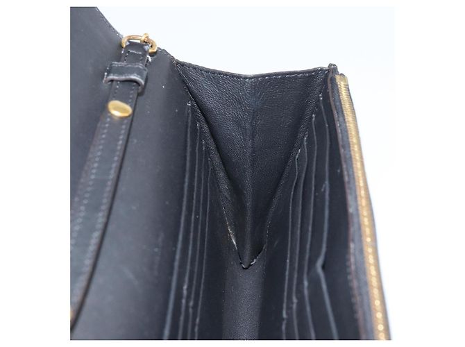 Céline CELINE Chain Shoulder Wallet Bag Leather Multicolor Gold Auth BA8968 Multiple colors Golden - view 20