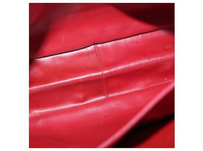Borsa Tote CHANEL in Pelle Caviar Rossa Oro CC Auth BA8976 Rosso D'oro - vista 11