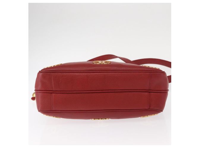 Borsa Tote CHANEL in Pelle Caviar Rossa Oro CC Auth BA8976 Rosso D'oro - vista 5