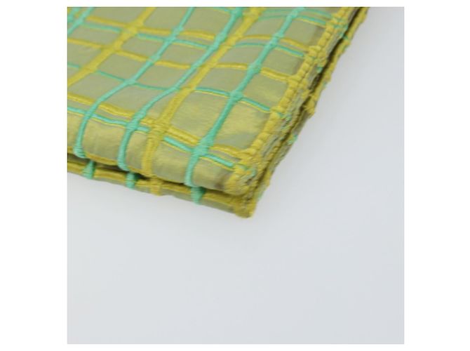 Autre Marque BOTTEGA VENETA Bolsa de Mão Nylon Verde Prata Auth 153765 - vista 14
