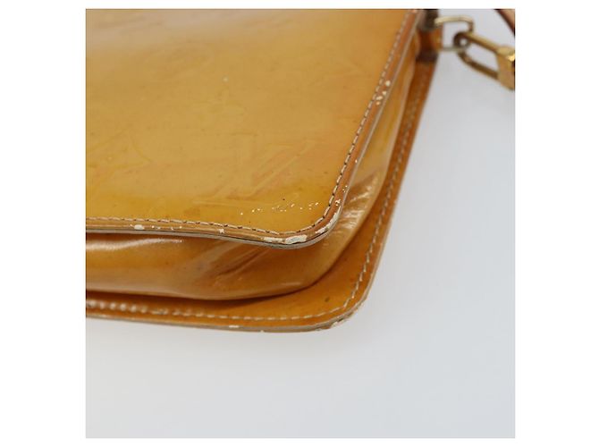 LOUIS VUITTON Bolsa Lexington Monogram Vernis Beige M91010 LV Auth gh1402 - vista 15