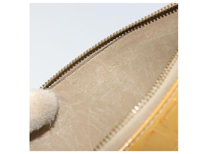 LOUIS VUITTON Bolsa Lexington Monogram Vernis Beige M91010 LV Auth gh1402 - vista 18