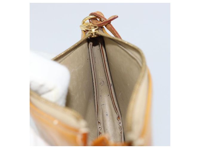 LOUIS VUITTON Bolsa Lexington Monogram Vernis Beige M91010 LV Auth gh1402 - vista 19