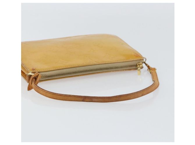 LOUIS VUITTON Bolsa Lexington Monogram Vernis Beige M91010 LV Auth gh1402 - vista 6