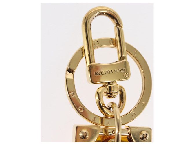 LOUIS VUITTON Portachiavi Marble Prism Charm metallo Oro M68305 LV Auth 157419SAM - vista 4