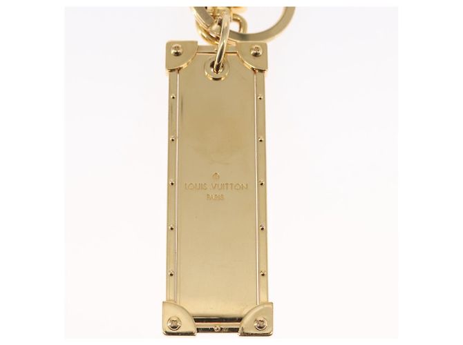 LOUIS VUITTON Portachiavi Marble Prism Charm metallo Oro M68305 LV Auth 157419SAM - vista 6