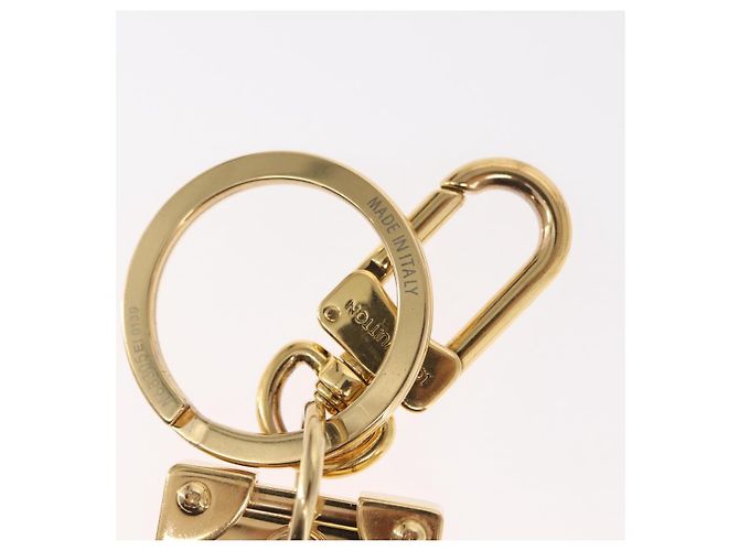 LOUIS VUITTON Portachiavi Marble Prism Charm metallo Oro M68305 LV Auth 157419SAM - vista 7