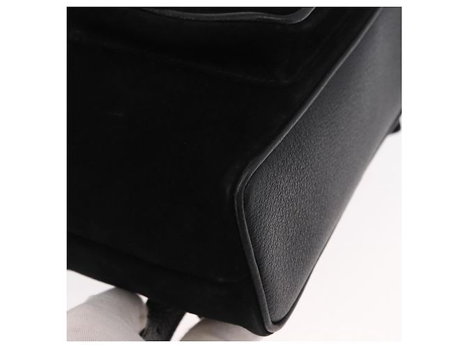 Sac à dos en daim Gucci Bamboo Noir Or 003 1956 0030 Auth 155694 - vue 17