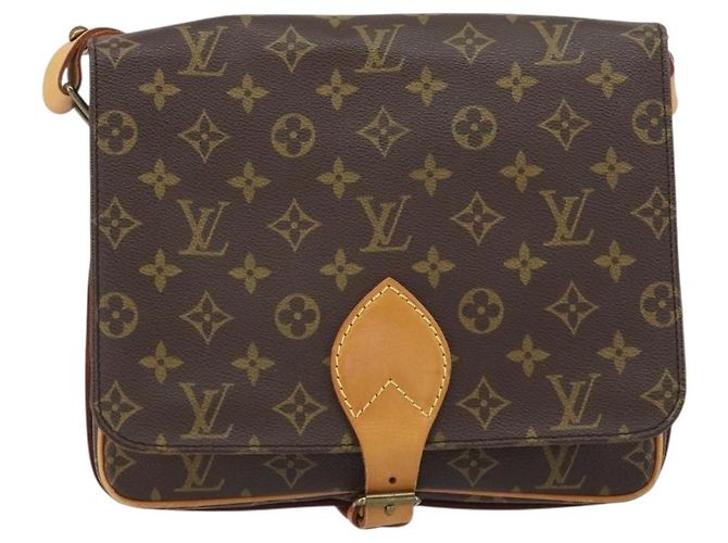 LOUIS VUITTON Borsa a Spalla Monogram Cartouchiere GM M51252 LV Auth ep12210 Monogramma - vista 13