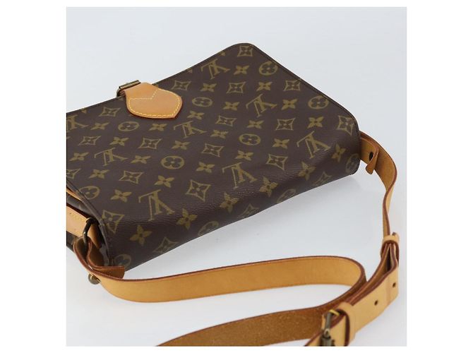 LOUIS VUITTON Borsa a Spalla Monogram Cartouchiere GM M51252 LV Auth ep12210 Monogramma - vista 6