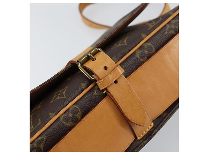 LOUIS VUITTON Borsa a Spalla Monogram Cartouchiere GM M51252 LV Auth ep12210 Monogramma - vista 9