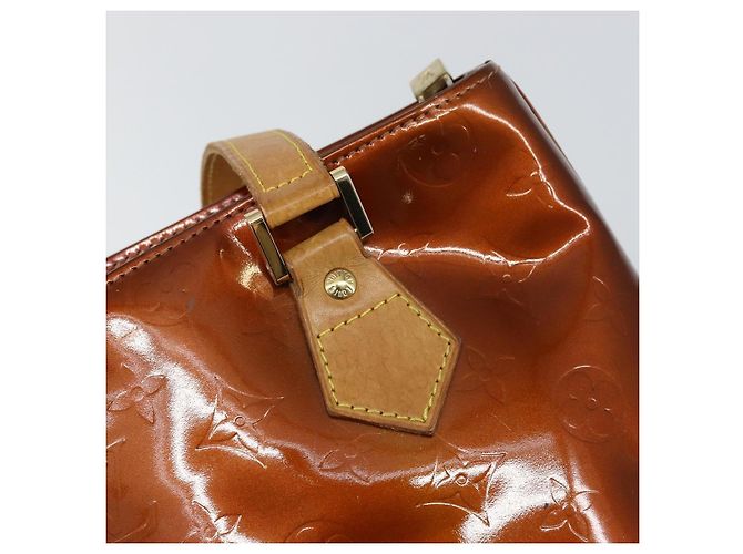 LOUIS VUITTON Borsa a Mano Houston Monogram Vernis Bronzo M91122 LV Auth ep12270 - vista 18