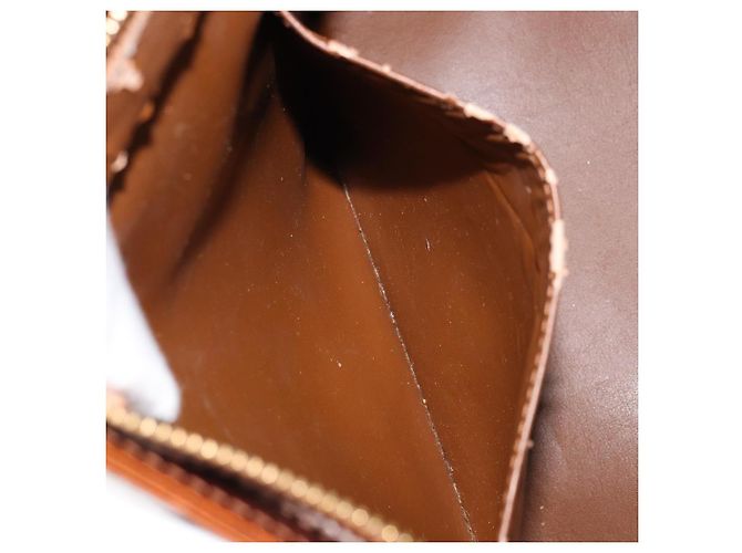 LOUIS VUITTON Borsa a Mano Houston Monogram Vernis Bronzo M91122 LV Auth ep12270 - vista 24