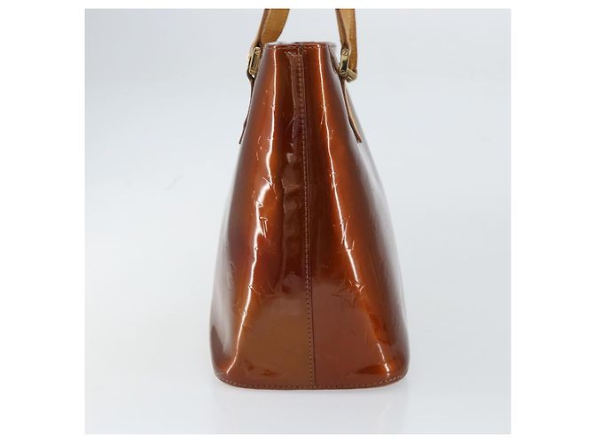 LOUIS VUITTON Borsa a Mano Houston Monogram Vernis Bronzo M91122 LV Auth ep12270 - vista 4