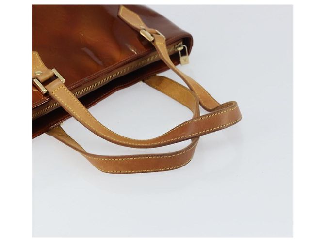 LOUIS VUITTON Borsa a Mano Houston Monogram Vernis Bronzo M91122 LV Auth ep12270 - vista 7