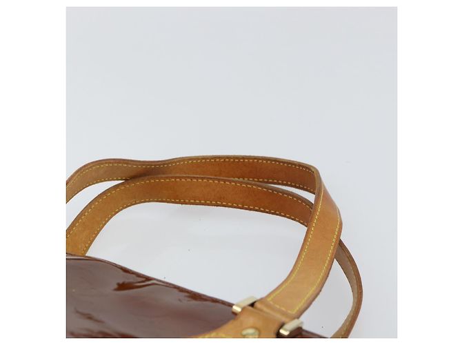 LOUIS VUITTON Borsa a Mano Houston Monogram Vernis Bronzo M91122 LV Auth ep12270 - vista 8