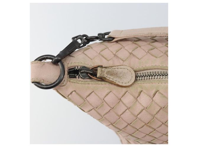 Autre Marque BORSO A MANO IN PELLE INTRECCIATO BOTTEGA VENETA Rosa Auth ep12436 - vista 10