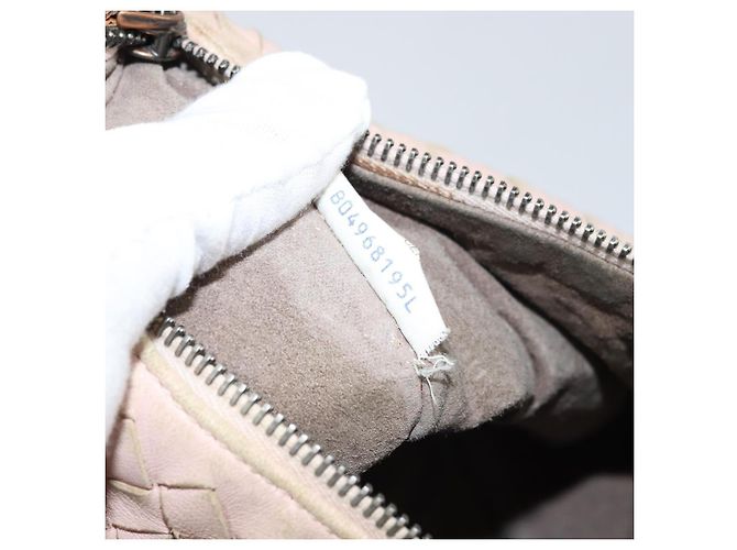 Autre Marque BORSO A MANO IN PELLE INTRECCIATO BOTTEGA VENETA Rosa Auth ep12436 - vista 12