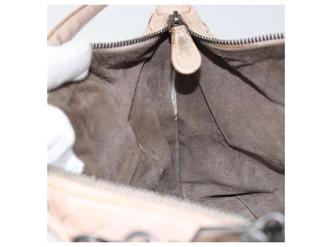 Autre Marque BORSO A MANO IN PELLE INTRECCIATO BOTTEGA VENETA Rosa Auth ep12436 - vista 18