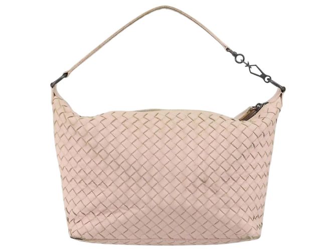 Autre Marque BORSO A MANO IN PELLE INTRECCIATO BOTTEGA VENETA Rosa Auth ep12436 - vista 2
