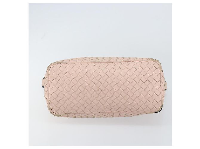 Autre Marque BORSO A MANO IN PELLE INTRECCIATO BOTTEGA VENETA Rosa Auth ep12436 - vista 5