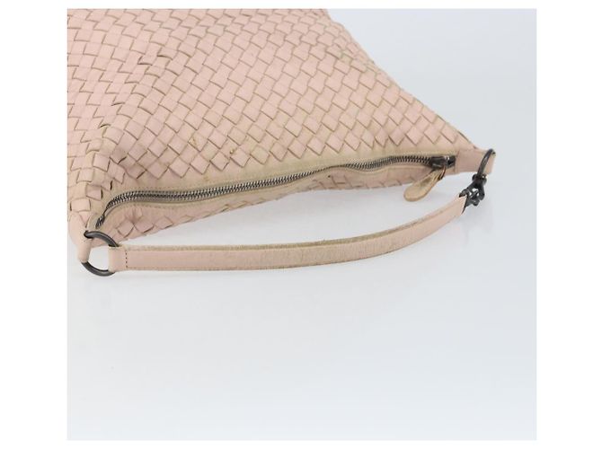 Autre Marque BORSO A MANO IN PELLE INTRECCIATO BOTTEGA VENETA Rosa Auth ep12436 - vista 7