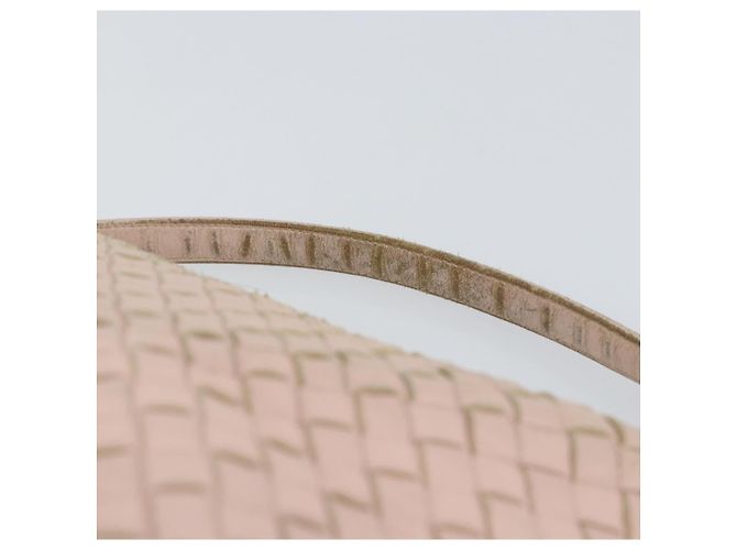 Autre Marque BORSO A MANO IN PELLE INTRECCIATO BOTTEGA VENETA Rosa Auth ep12436 - vista 8