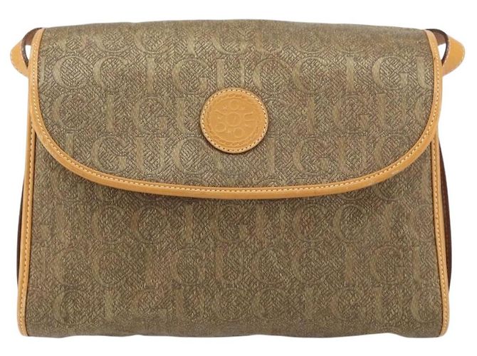 Sac à épaule en cuir beige doré GUCCI 001 14 0712 Auth am9113 - vue 13