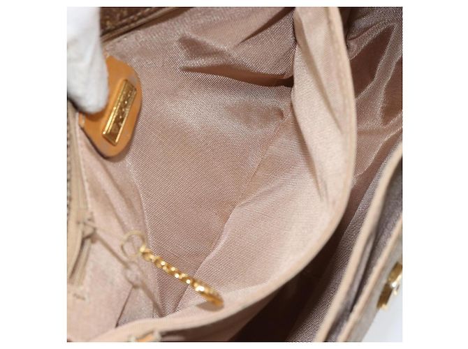 Sac à épaule en cuir beige doré GUCCI 001 14 0712 Auth am9113 - vue 21