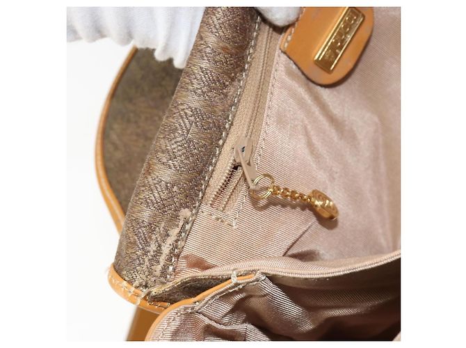 Sac à épaule en cuir beige doré GUCCI 001 14 0712 Auth am9113 - vue 22