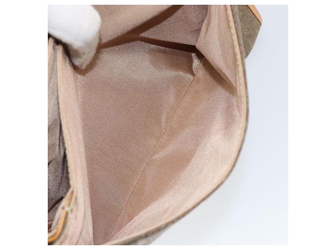 Sac à épaule en cuir beige doré GUCCI 001 14 0712 Auth am9113 - vue 24