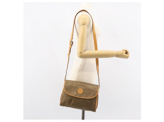 Sac à épaule en cuir beige doré GUCCI 001 14 0712 Auth am9113 - vue 25