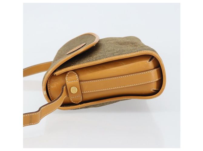 Sac à épaule en cuir beige doré GUCCI 001 14 0712 Auth am9113 - vue 4