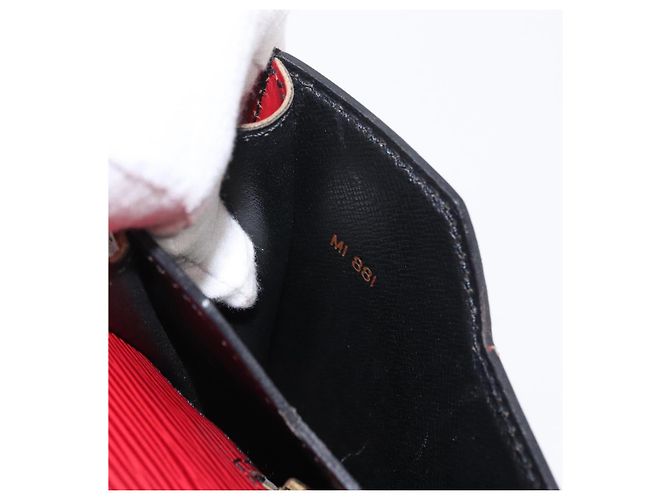 LOUIS VUITTON Epi Serviette Conseiller Borsa Business Rossa M54427 LV Auth bs31722 Rosso - vista 11