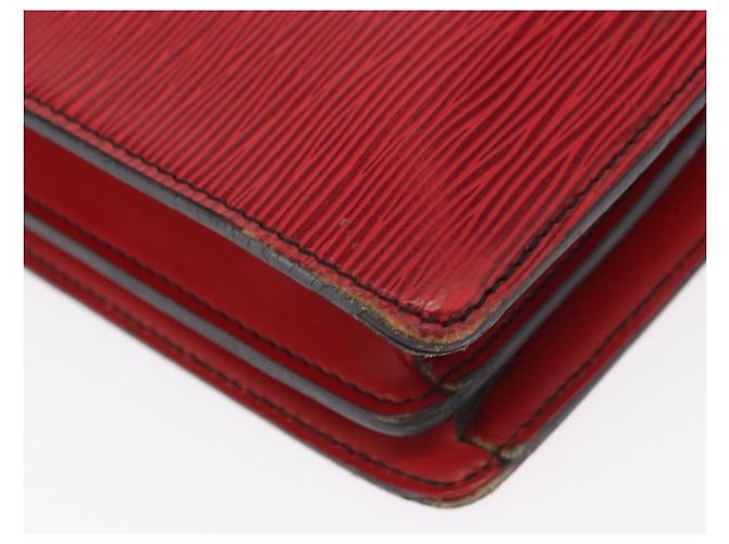 LOUIS VUITTON Epi Serviette Conseiller Borsa Business Rossa M54427 LV Auth bs31722 Rosso - vista 15