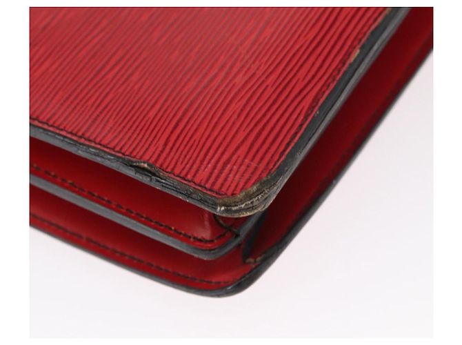 LOUIS VUITTON Epi Serviette Conseiller Borsa Business Rossa M54427 LV Auth bs31722 Rosso - vista 17