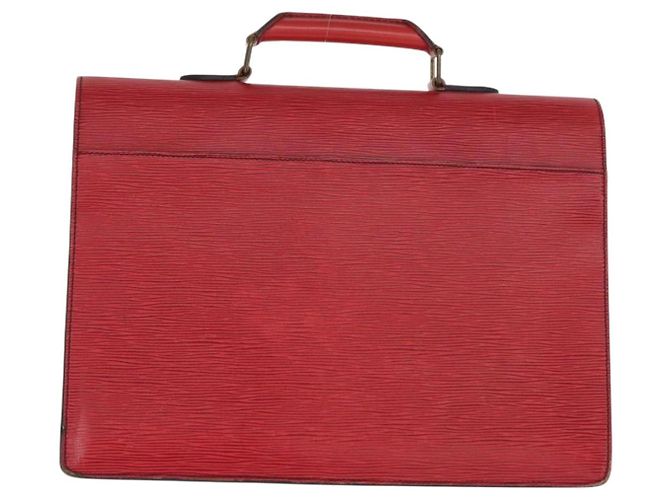 LOUIS VUITTON Epi Serviette Conseiller Borsa Business Rossa M54427 LV Auth bs31722 Rosso - vista 2