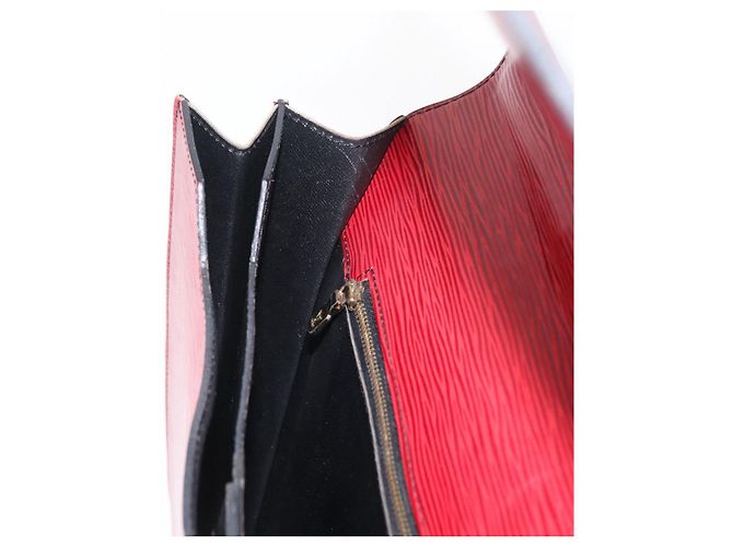 LOUIS VUITTON Epi Serviette Conseiller Borsa Business Rossa M54427 LV Auth bs31722 Rosso - vista 22