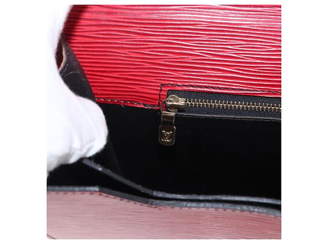 LOUIS VUITTON Epi Serviette Conseiller Borsa Business Rossa M54427 LV Auth bs31722 Rosso - vista 24