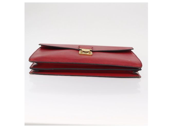 LOUIS VUITTON Epi Serviette Conseiller Borsa Business Rossa M54427 LV Auth bs31722 Rosso - vista 5