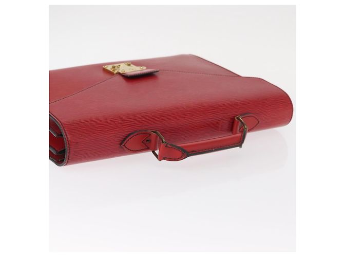 LOUIS VUITTON Epi Serviette Conseiller Borsa Business Rossa M54427 LV Auth bs31722 Rosso - vista 6